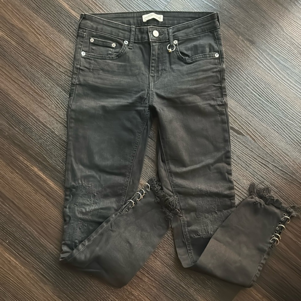 Cool Piercing Zara Black Jeans